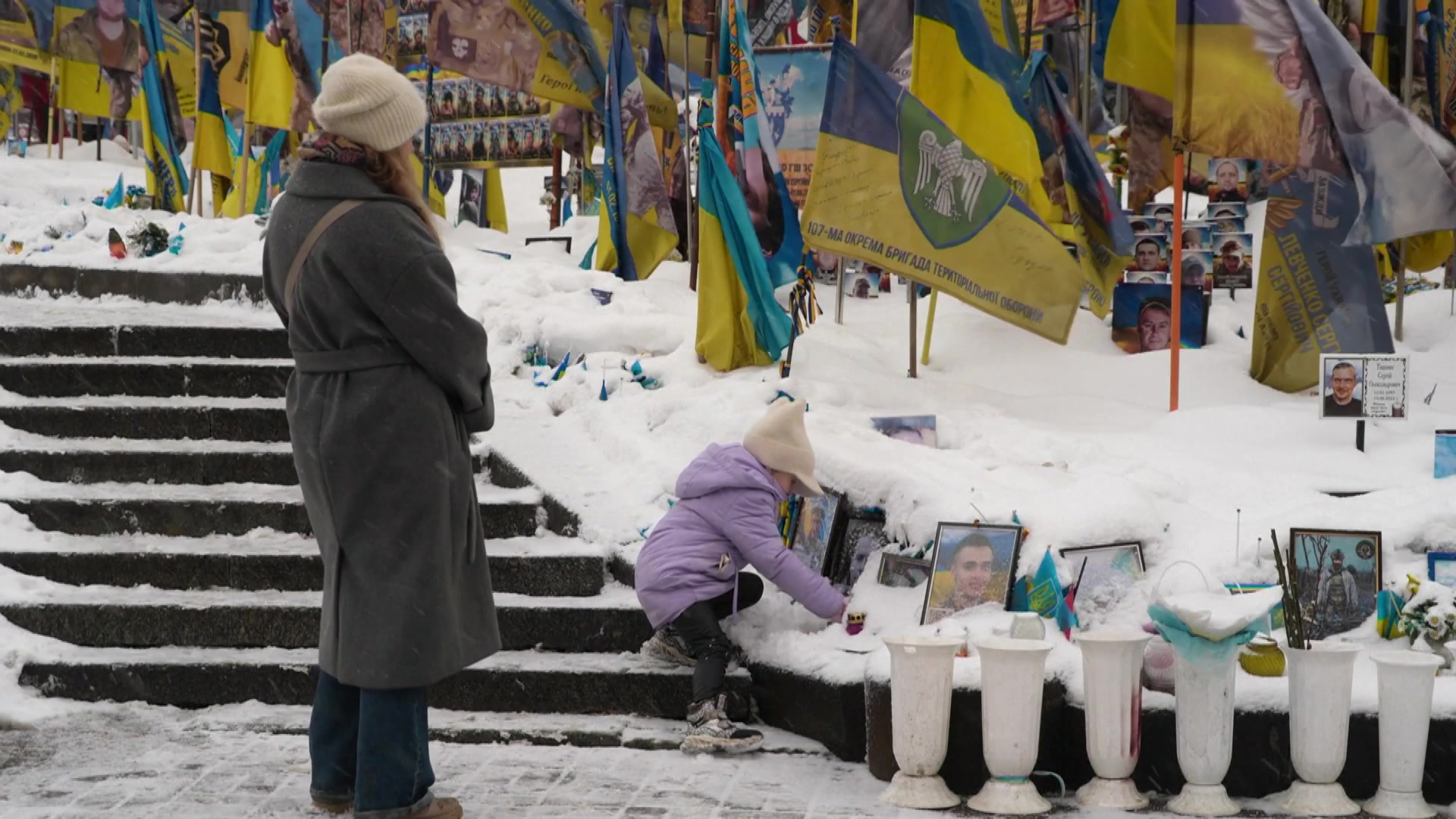 Infoclip: 4 years of Russia’s war of aggression against Ukraine - Resilience of the Ukrainian people - Kyiv (Stockshots)